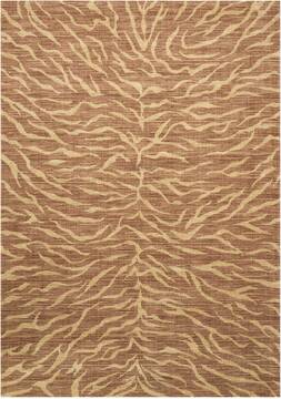Nourison Riviera Brown Rectangle 5x7 ft Wool Carpet 103172