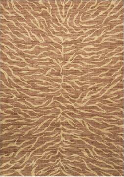 Nourison Riviera Brown Rectangle 8x11 ft Wool Carpet 103173