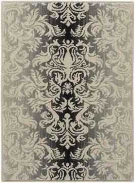 Nourison Riviera Grey Rectangle 4x6 ft Wool Carpet 103177