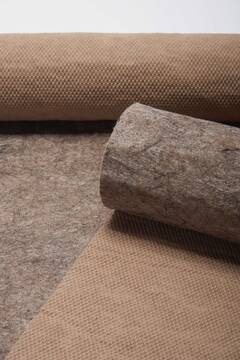 Nourison ShiftLoc Brown Round 7 to 8 ft Recycled Synthetic Fibers Carpet 103196