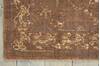 Nourison Silk Elements Brown 120 X 150 Area Rug  805-103258 Thumb 1