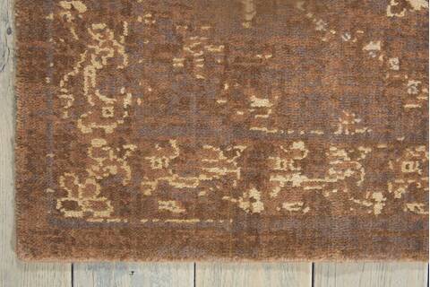 Nourison Silk Elements Brown 23 X 30 Area Rug 805-103259 Image 1