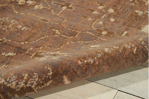 Nourison Silk Elements Brown 23 X 30 Area Rug 805-103259 Image 2