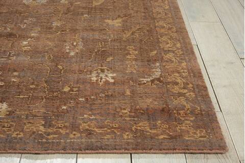 Nourison Silk Elements Brown 23 X 30 Area Rug 805-103259 Image 4