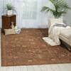 Nourison Silk Elements Brown 23 X 30 Area Rug 805-103259 Thumb 3