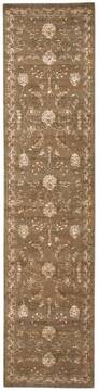 Nourison Silk Elements Brown Runner 2'5" X 10'0" Area Rug  805-103260