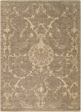 Nourison Silk Elements Green Rectangle 2x3 ft Wool Carpet 103266