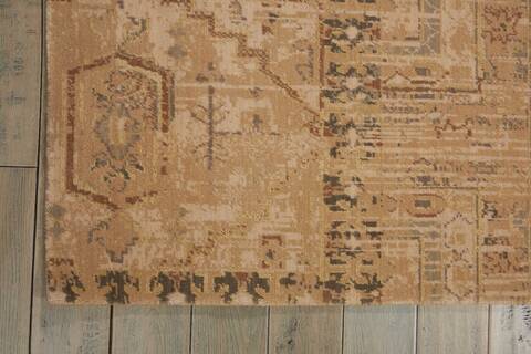 Nourison Silk Elements Beige 99 X 130 Area Rug 805-103285 Image 1