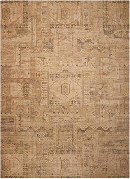 Nourison Silk Elements Beige Rectangle 10x13 ft Wool Carpet 103285