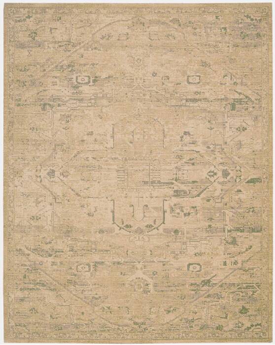 Nourison Silk Elements Beige 79 X 99 Area Rug 805-103290 Image 0