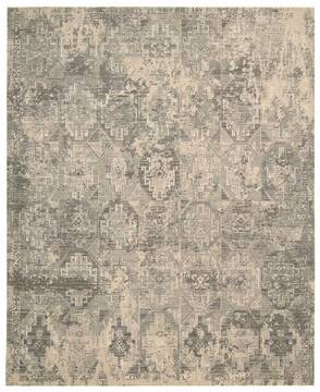 Nourison Silk Elements Beige Rectangle 12x15 ft Wool Carpet 103293