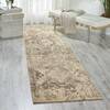 Nourison Silk Elements Beige Runner 25 X 100 Area Rug  805-103294 Thumb 3