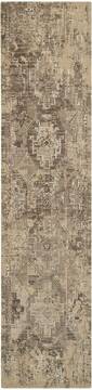 Nourison Silk Elements Beige Runner 2'5" X 10'0" Area Rug  805-103294