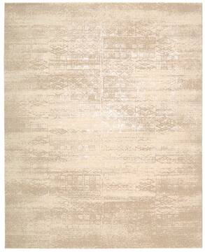 Nourison Silk Elements White 7'9" X 9'9" Area Rug  805-103310