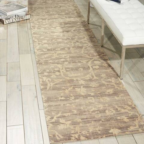 Nourison Silk Elements Beige 23 X 30 Area Rug 805-103314 Image 3