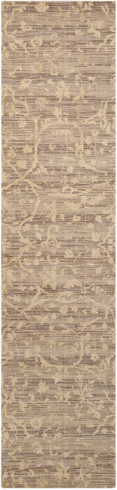 Nourison Silk Elements Beige Runner 25 X 100 Area Rug 805-103315 Image 0
