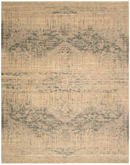 Nourison Silk Elements Beige 79 X 99 Area Rug 805-103324 Image 0