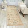 Nourison Silk Elements Beige Runner 25 X 100 Area Rug  805-103328 Thumb 3