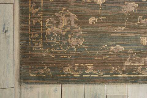 Nourison Silk Elements Blue 86 X 116 Area Rug 805-103344 Image 1