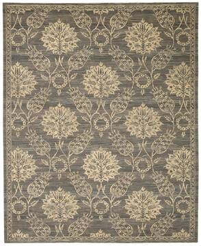 Nourison Silk Elements Grey 12'0" X 15'0" Area Rug  805-103346