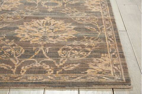 Nourison Silk Elements Grey Runner 25 X 100 Area Rug 805-103347 Image 4