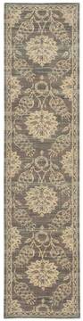 Nourison Silk Elements Grey Runner 2'5" X 10'0" Area Rug  805-103347