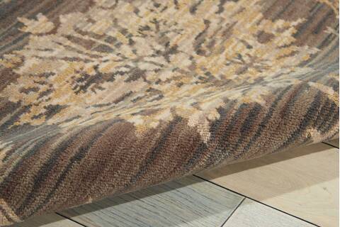 Nourison Silk Elements Grey 79 X 99 Area Rug 805-103349 Image 2
