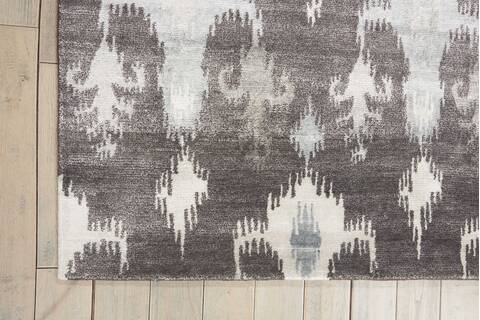 Nourison Silk Shadows Grey 39 X 59 Area Rug 805-103419 Image 1