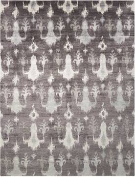 Nourison Silk Shadows Grey 3'9" X 5'9" Area Rug  805-103419