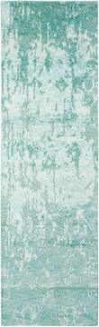 Nourison Silk Shadows Blue Runner 2'3" X 8'0" Area Rug  805-103436
