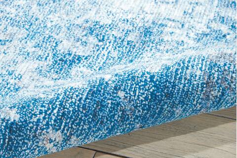 Nourison Silk Shadows Blue 56 X 75 Area Rug 805-103444 Image 2