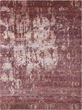 Nourison Silk Shadows Red 5'6" X 7'5" Area Rug  805-103456