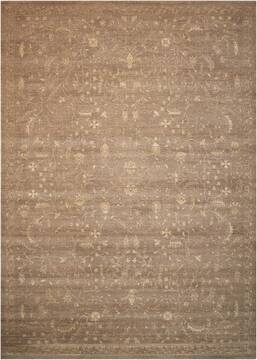 Nourison Silken Allure Beige Rectangle 10x14 ft Wool Carpet 103488