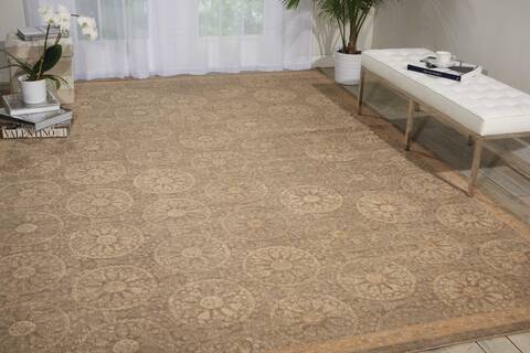 Nourison Silken Allure Beige 86 X 116 Area Rug 805-103493 Image 3