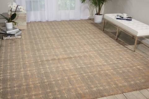 Nourison Silken Allure Grey 99 X 139 Area Rug 805-103504 Image 3