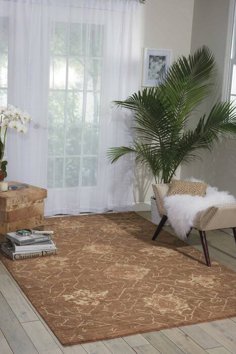 Nourison Silken Allure Brown 56 X 80 Area Rug 805-103507 Image 3