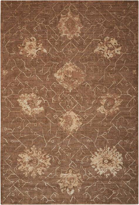 Nourison Silken Allure Brown 79 X 99 Area Rug 805-103508 Image 0
