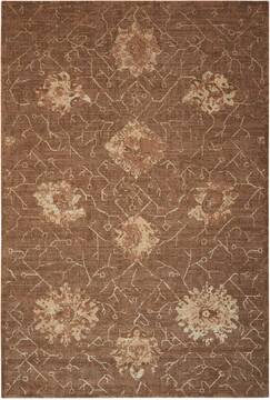 Nourison Silken Allure Brown 7'9" X 9'9" Area Rug  805-103508