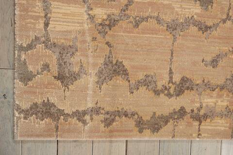 Nourison Silken Allure Beige 79 X 99 Area Rug 805-103519 Image 1