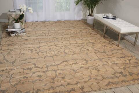 Nourison Silken Allure Beige 79 X 99 Area Rug 805-103519 Image 3