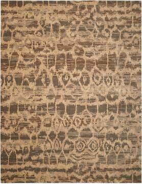 Nourison Silken Allure Multicolor Rectangle 8x11 ft Wool Carpet 103525
