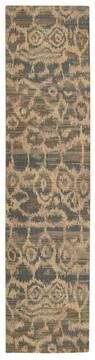 Nourison Silken Allure Blue Runner 2'5" X 10'0" Area Rug  805-103528