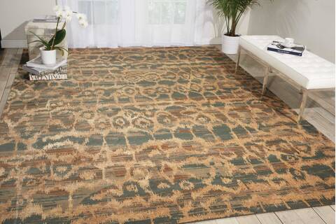 Nourison Silken Allure Blue 99 X 139 Area Rug 805-103532 Image 3