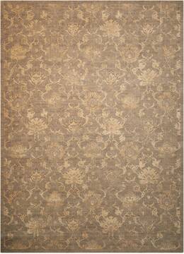Nourison Silken Allure Green Rectangle 8x10 ft Wool Carpet 103535