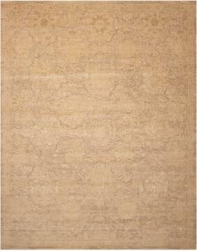 Nourison Silken Allure Beige Rectangle 10x14 ft Wool Carpet 103542