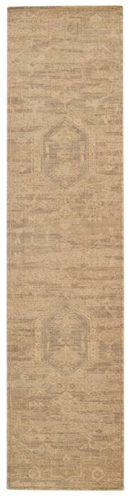 Nourison Silken Allure Beige Runner 25 X 100 Area Rug 805-103543 Image 0