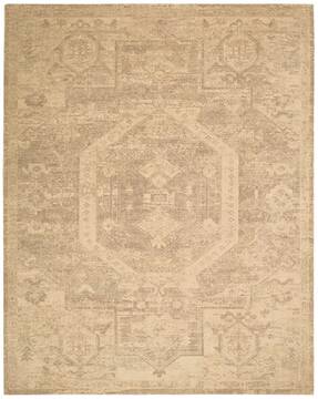 Nourison Silken Allure Beige 5'6" X 8'0" Area Rug  805-103544