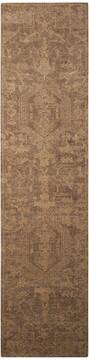 Nourison Silken Allure Beige Runner 10 to 12 ft Wool Carpet 103549