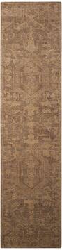 Nourison Silken Allure Beige Runner 10 to 12 ft Wool Carpet 103549
