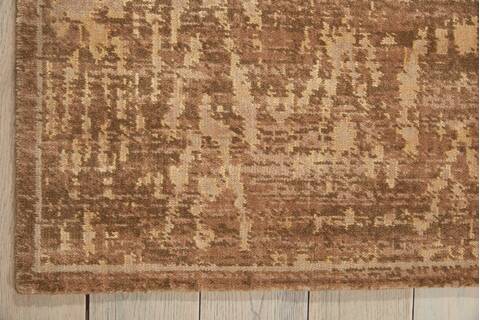Nourison Silken Allure Brown Runner 25 X 100 Area Rug 805-103554 Image 1